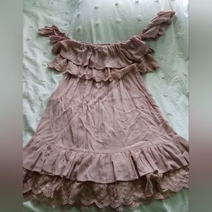 American Rag Cie Flowy Lace Dress. Size Medium. Blush pink.